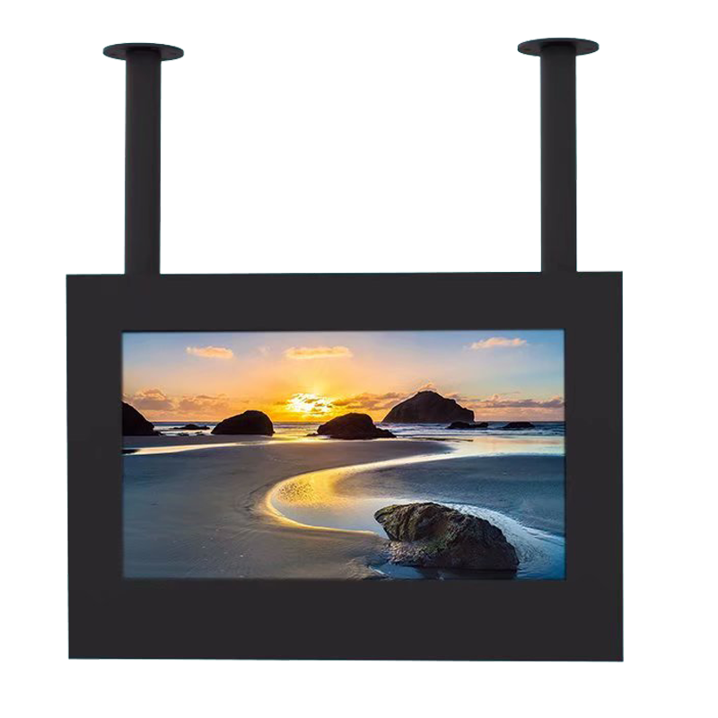 43寸雙屏吊掛戶(hù)外廣告機(jī)